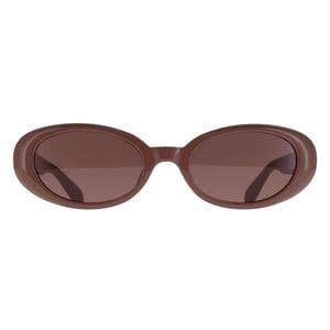 Quay Oval Womens Doe Brown Felt Cute
