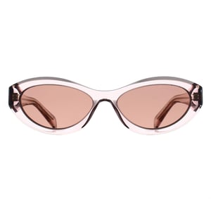 Prada Oval Womens Transparent Peach Light Brown PR26ZS