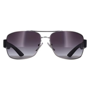 Prada Sport Rectangle Mens Silver Grey Gradient PSB52S