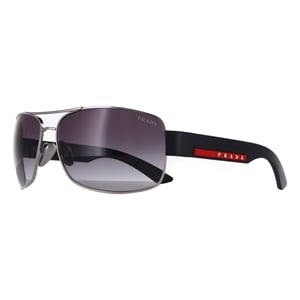 Prada Sport Rectangle Mens Silver Grey Gradient PSB52S