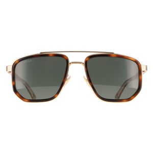 Gucci Aviator Mens Gold Havana Green GG2073S