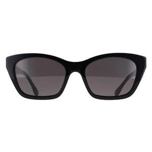 Fendi Rectangle Womens Shiny Black  Smoke Grey FE40205I Forever Fendi