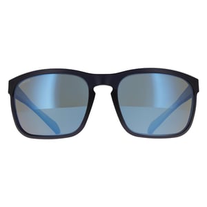 Serengeti Rectangle Mens Matte Crystal Dark Grey Mineral Polarized 555nm Blue Carson