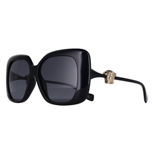 Versace Square Womens Black Dark Grey VE4499U