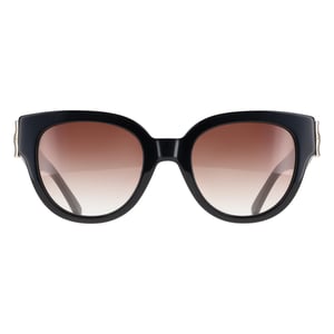 Longchamp Cat Eye Womens Black Brown Clear Gradient LO733S