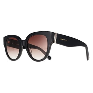 Longchamp Cat Eye Womens Black Brown Clear Gradient LO733S