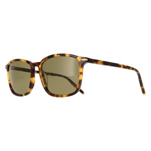 Serengeti Rectangle Mens Shiny Classic Havana Mineral Polarized 555nm Lenwood