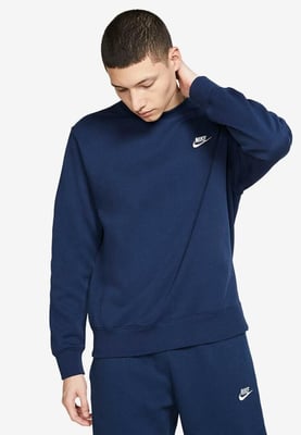Nike Navy Club Crewneck Fleece Tracksuit