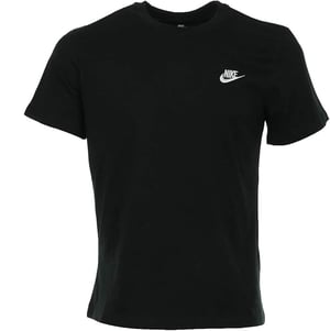 Nike Black White Sportswear Club T Shirt