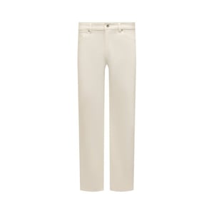 Jil Sander Vita Bomullsjeans Denim
