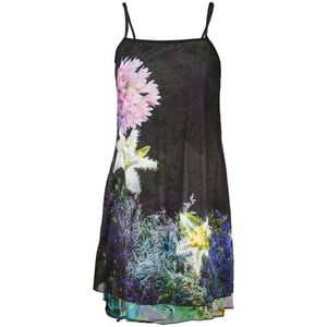 Desigual Svart Polyester Klänning för Damer