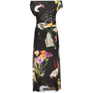 Desigual Zwarte Viscose Damesjurk