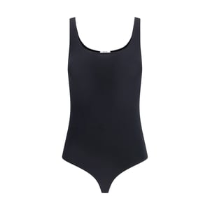 Wolford Zwarte Katoenen Bodysuit