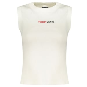 Tommy Hilfiger Witte Katoenen Dames Tanktop