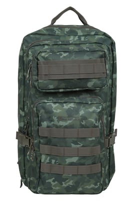 'Legion' Backpack with Rain Cover Emergency Whistle Spacious Hiking Rucksack Beige