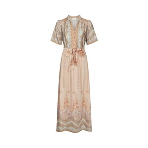 Neo Noir moviana flower border dress 169030 618 flower peach