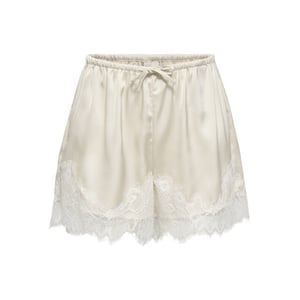 Only onlmenus lace satin shorts wvn ex 15385146 birch white lace