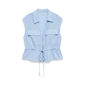 Vero Moda vmcharline sl zip tie top exp 10350440 della robbia