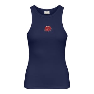 Jacqueline de Yong tulle life pearl emb tank top jr 15374312 medieval