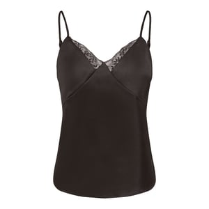 Only onlfaraya strap lace satin top wvn 15380254 chocolate torte