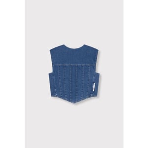 Alix The Label Denim corset top -