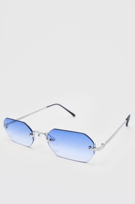 Hexagon Frameless Sunglasses