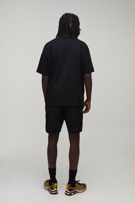 Slim Fit Elasticated Technical Stretch Cargo Shorts