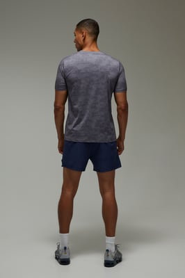 Man Active Geo Camo T-shirt and Short Set