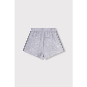 Alix The Label Foile short zilverkleurig