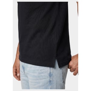 Bos Bright Blue Scotland blue polo heren brick polo plain contrast col spe25108br06sb/990 black