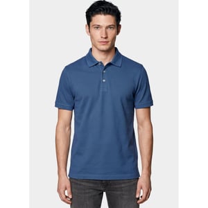 Born with Appetite Polo heren arto polo bwa25108ar22/268 jeans blue