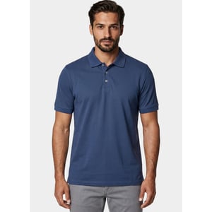 Bos Bright Blue Scotland blue polo heren boris polo spe25108bo40sb/268 jeans blue