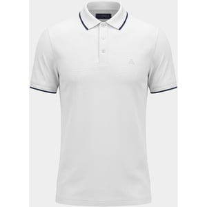 Bos Bright Blue Scotland blue polo heren brick polo plain contrast col spe25108br06sb/100 white