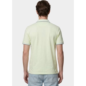 Bos Bright Blue Scotland blue polo heren brick polo plain contrast col spe25108br06sb/311 pistachio