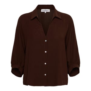 &Co Woman &co women blouse marijke chocolate