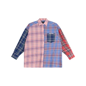 Alix The Label Ladies woven check mix blouse blouses 2606939752