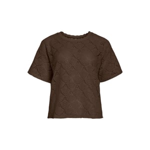Vila Vibambena o-neck ss crochet toppb -