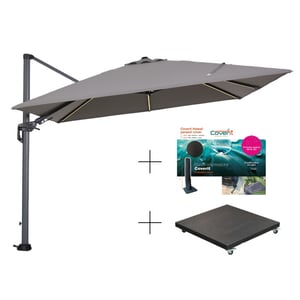 Garden Impressions Hawaii lumen parasolset 300x300 led licht doek