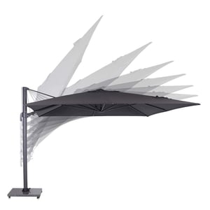 Garden Impressions Hawaii parasol s 250x250 cm carbon black -