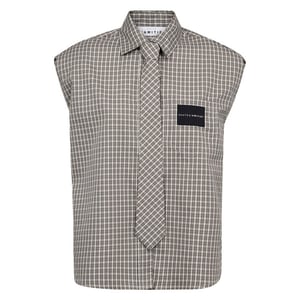 Haute L'Amitié Blouse zonder mouw hl10720 chess