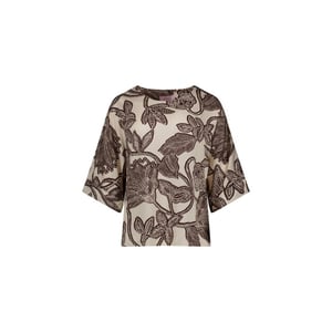Studio Anneloes madison flower top 13962 1486 /chestnut