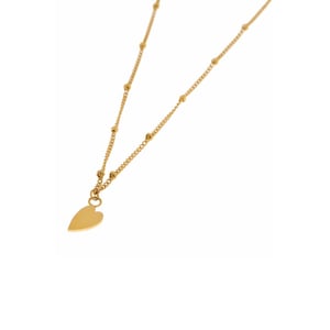 Label Kiki Heart necklace gold