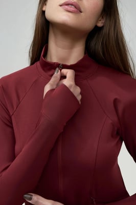 Aansluitende Gebreide Coltrui Activiteits Top