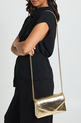 Chain Detail Cross Body Bag