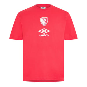Castore Heren AFC Bournemouth Performance voetbalshirt (Rood)