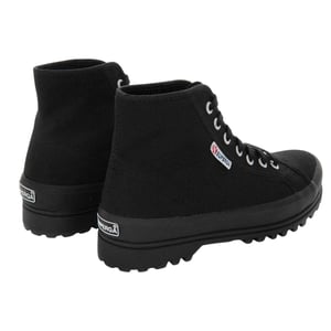 Superga Dames/Dames 2341 Alpina Canvas Hoge Top Schoenen (Zwart)