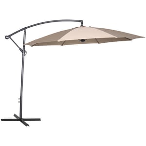 Garden Impressions Athene parasol Ø300 cm carbon black taupe