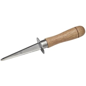 WDMT Oestermes met houten handvat – rvs