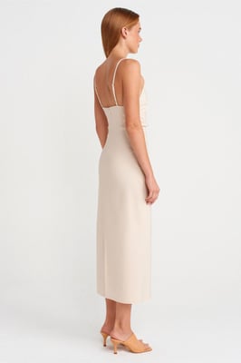 Mouwloze Bodycon Midi Jurk