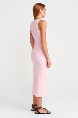 Mouwloze Midi Bodycon Jurk Met Splits